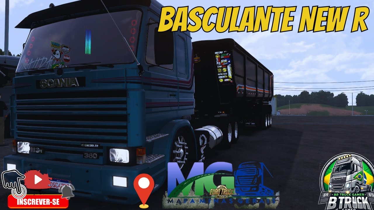 🔥 DOWNLOAD MOD FREE! BASCULANTE NEW R COM CARGA DINÂMICA NO ETS2 1.57 |  MAPA MG  PESADO 🚛💨