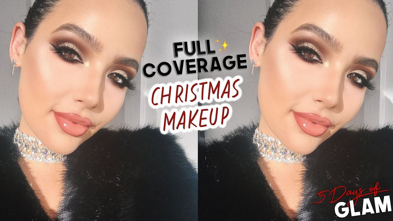 FULL COVERAGE MAKEUP TUTORIAL | 5 Days of Glam Giveaways