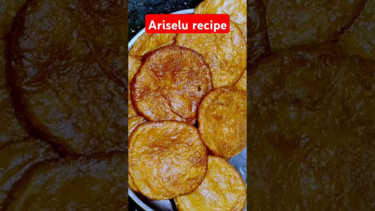 Ariselu that even non-cooks can easily make #ariselu #trending #shorts #pindivantalu #youtubeshorts