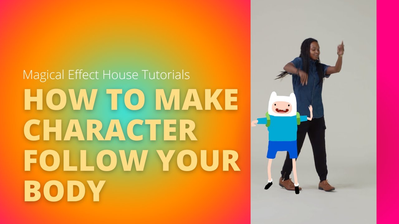 How to make character follow your body (body avatar drive) | Magical Effect House Tutorials