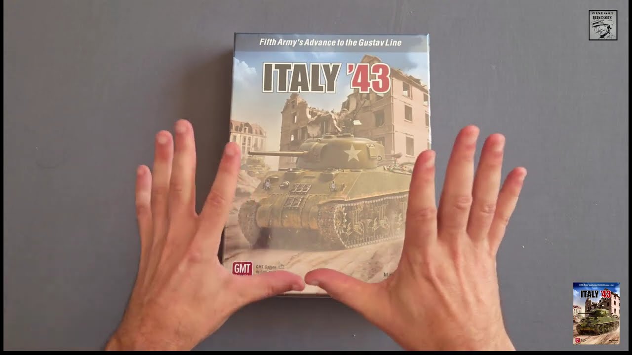 Italy '43 [Распаковка и обзор] (GMT Games, 2026)