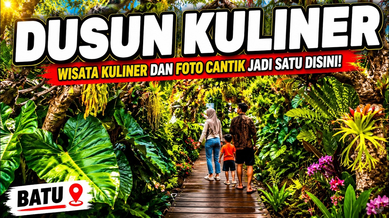 WISATA DUSUN KULINER BATU FAVORIT KELUARGA - MAKAN ENAK SUASANA PEDESAAN