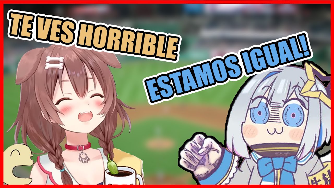 Korone y Kanata discuten por quien se ve peor -Hololive