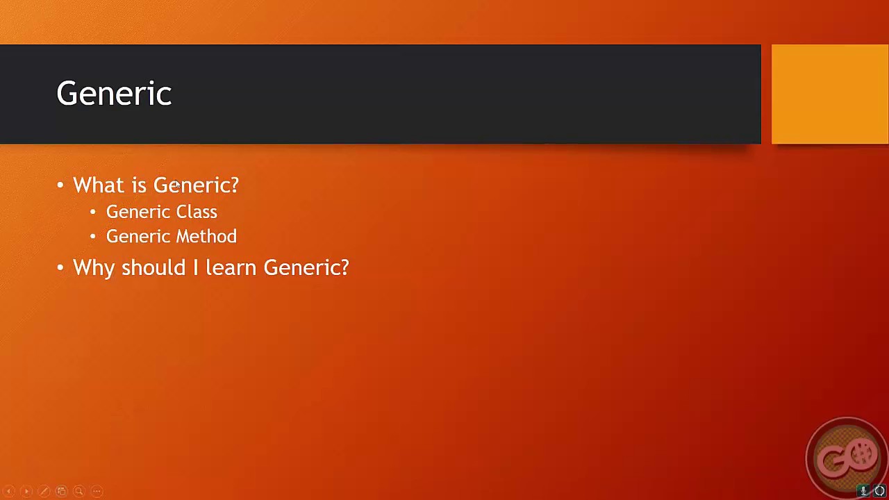 Generic - C# in Arabic