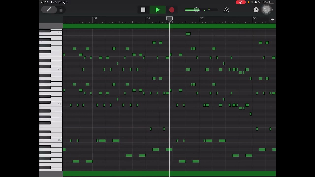 OMFG IceCream LFZ Remix piano cover on garage band