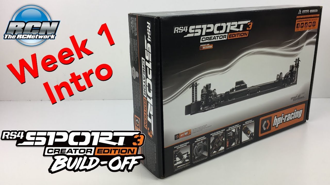 HPI RS4 Creators Edition - Build Off - Week 1