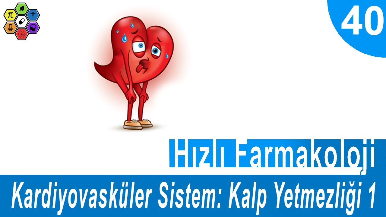 KARDİYOVASKÜLER SİSTEM: KALP YETMEZLİĞİ 1 | Hızlı Farmakoloji #40