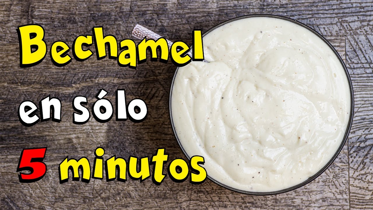 C&oacute;mo hacer SALSA BECHAMEL ► En 5 MINUTOS!!! F&aacute;cil, deliciosa y SIN GRUMOS ✅