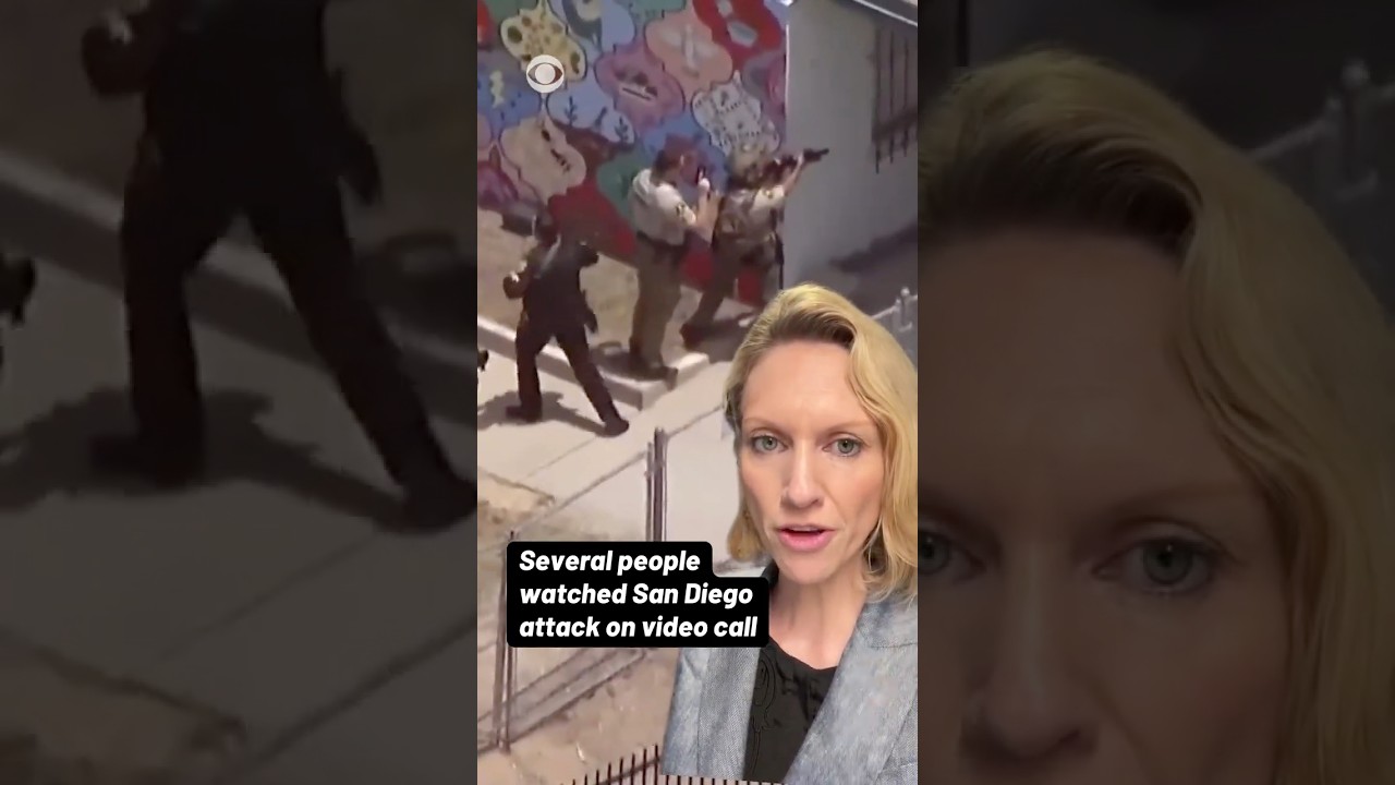 Several people watched San Diego mosque attack on video call, CBS News finds #shorts