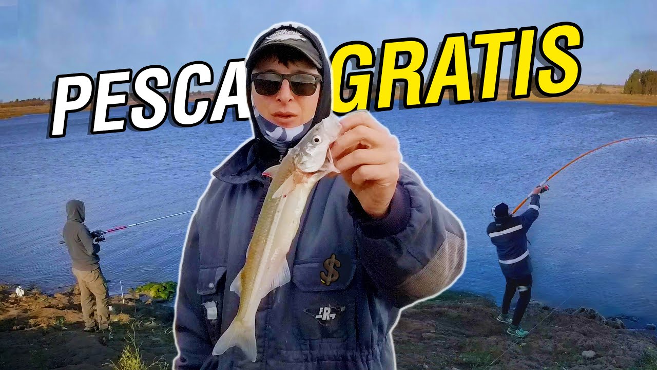 PESCA DE PEJERREYES DE COSTA Y FLOTE EN LUGAR GRATIS / DIQUE PASO DE LAS PIEDRAS