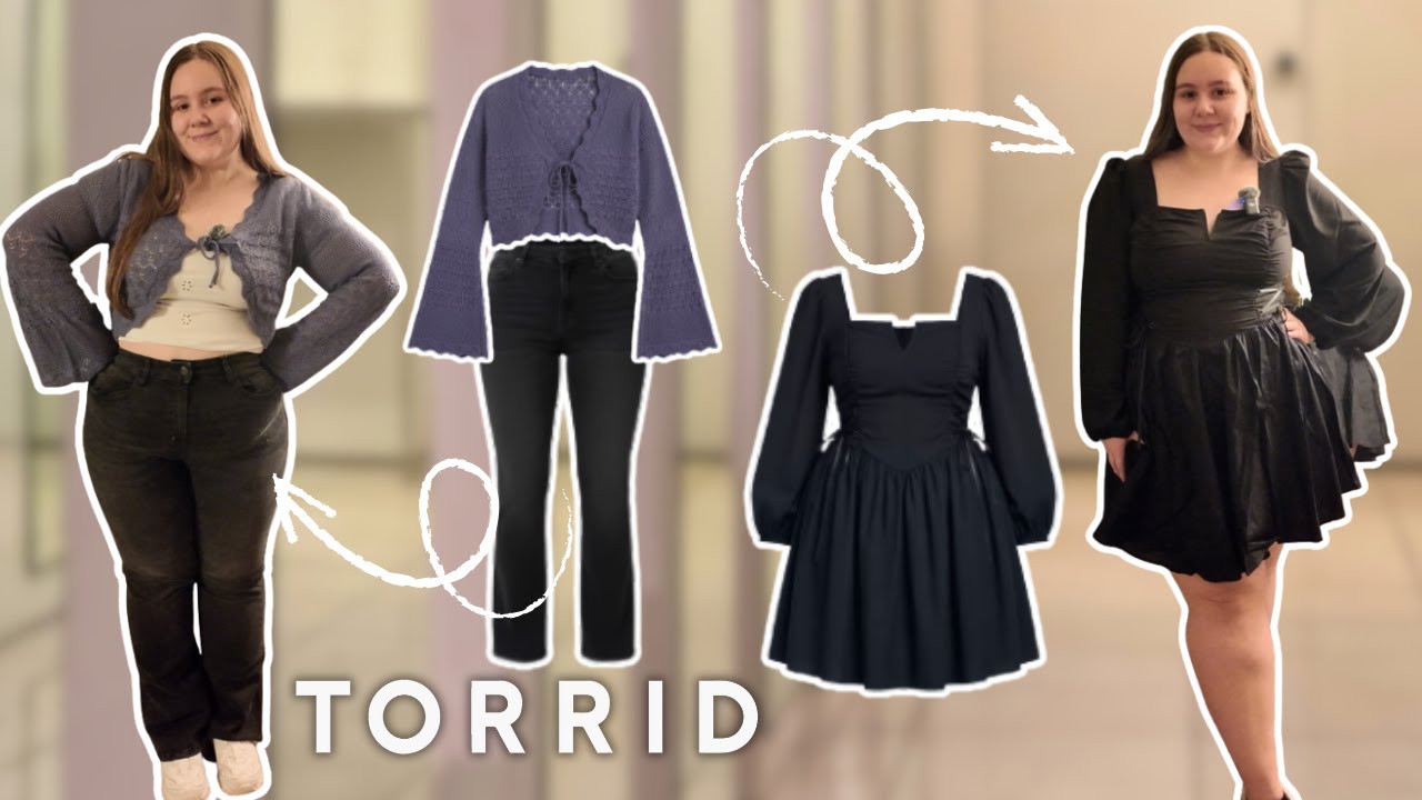 Примерка одежды Torrid размеров 1X/2X | Платья и джинсы больших размеров