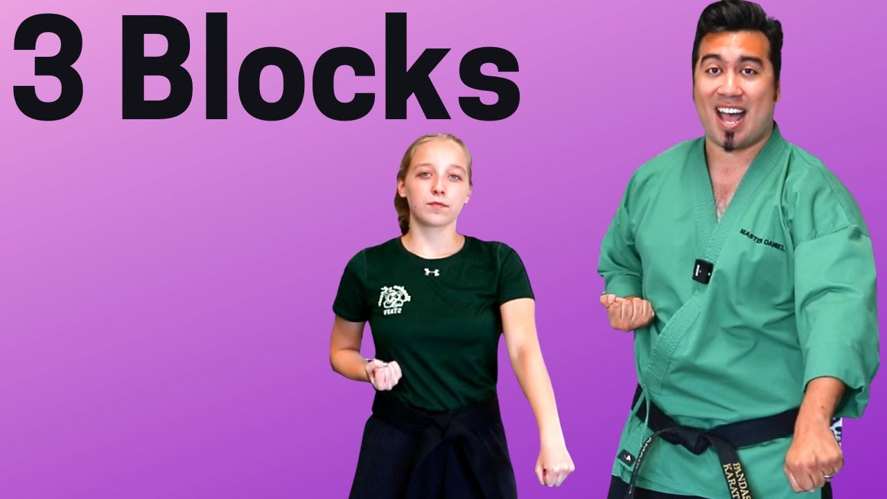 3 BASIC KARATE BLOCKS FOR FORMS | Low High Middle
