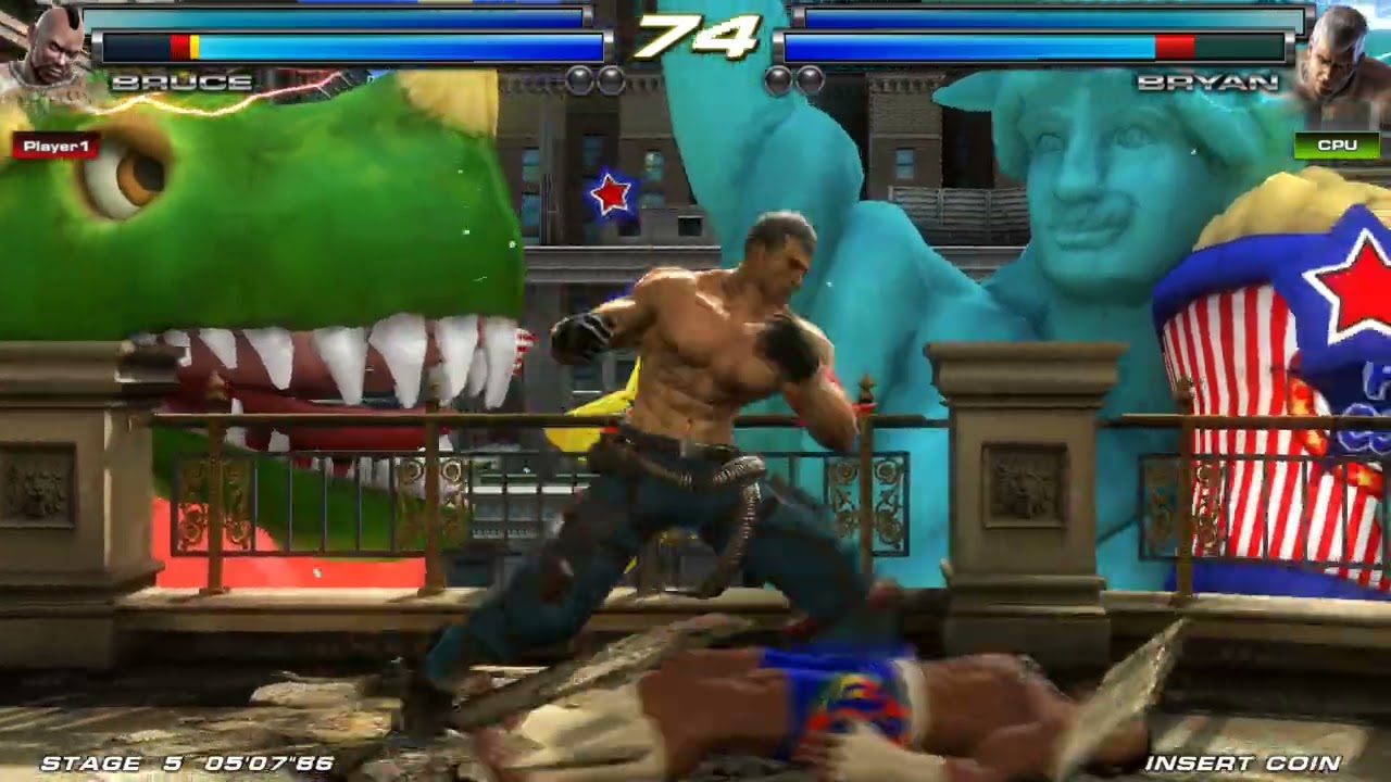 Tekken Tag Tournament 2 Unlimited - Брюс и Ли (Namco System 369)