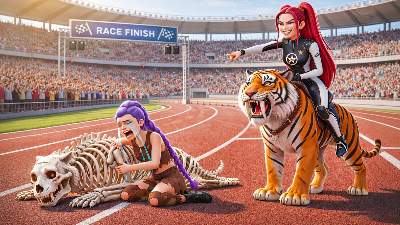 RUMI Wins the Saber-Toothed Tiger Racing Championship 🐯🏁 | KPOP Demon Hunters