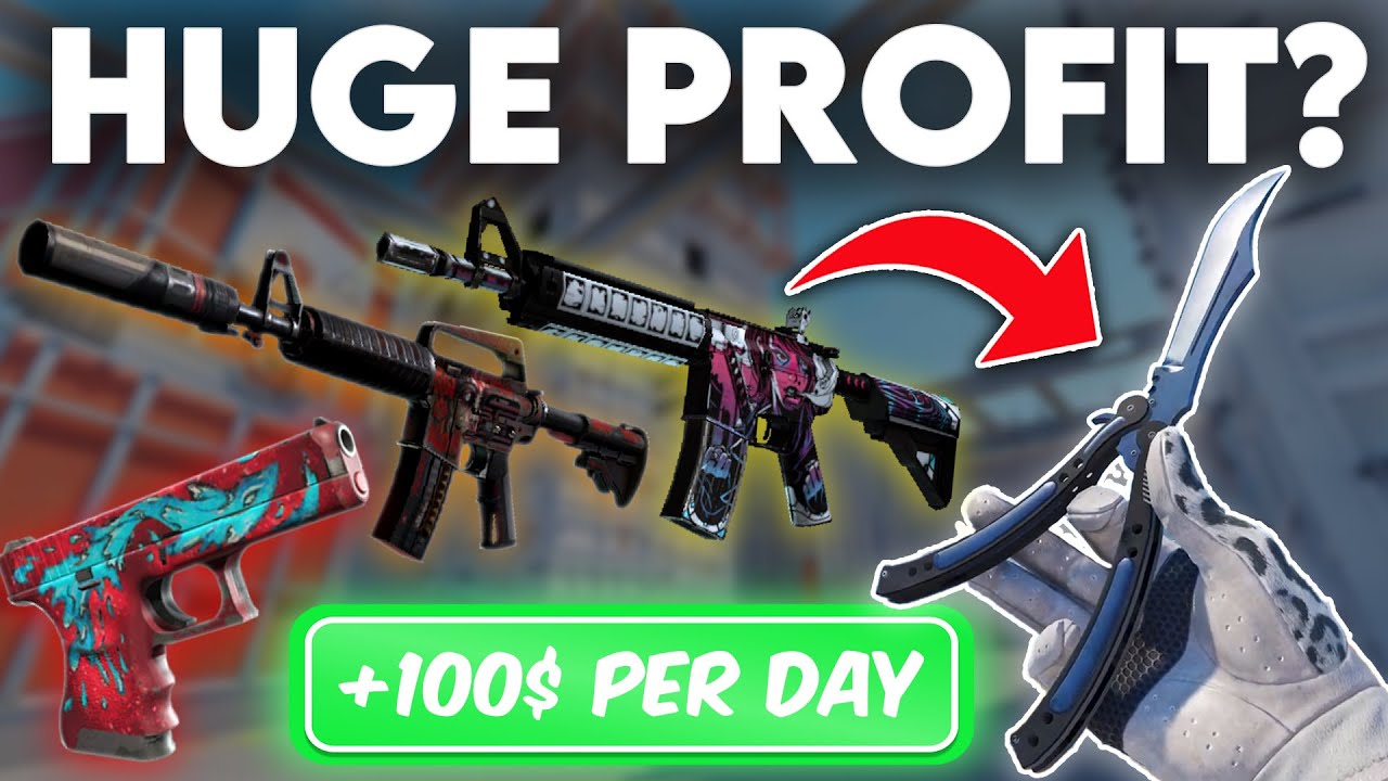 I Traded CS2 SKINS For 1 WEEK AND MADE ...$$$