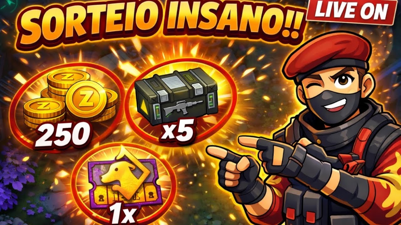 [LIVE ON] SORTEIO INSANO!! PASSE DAS BRUXAS + MOEDAS E CAIXAS. Last Day On Earth 1.46.0