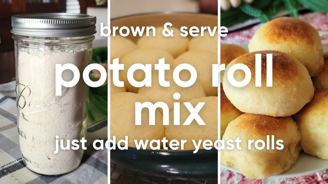 Brown & Serve Potato Rolls | Just Add Water Mix