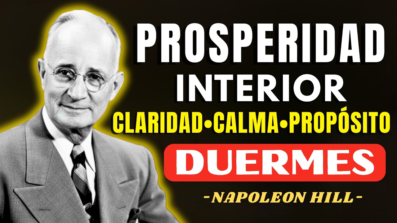 Escucha Este Mensaje Esta Noche: Cómo Atraer Prosperidad | Napoleon Hill