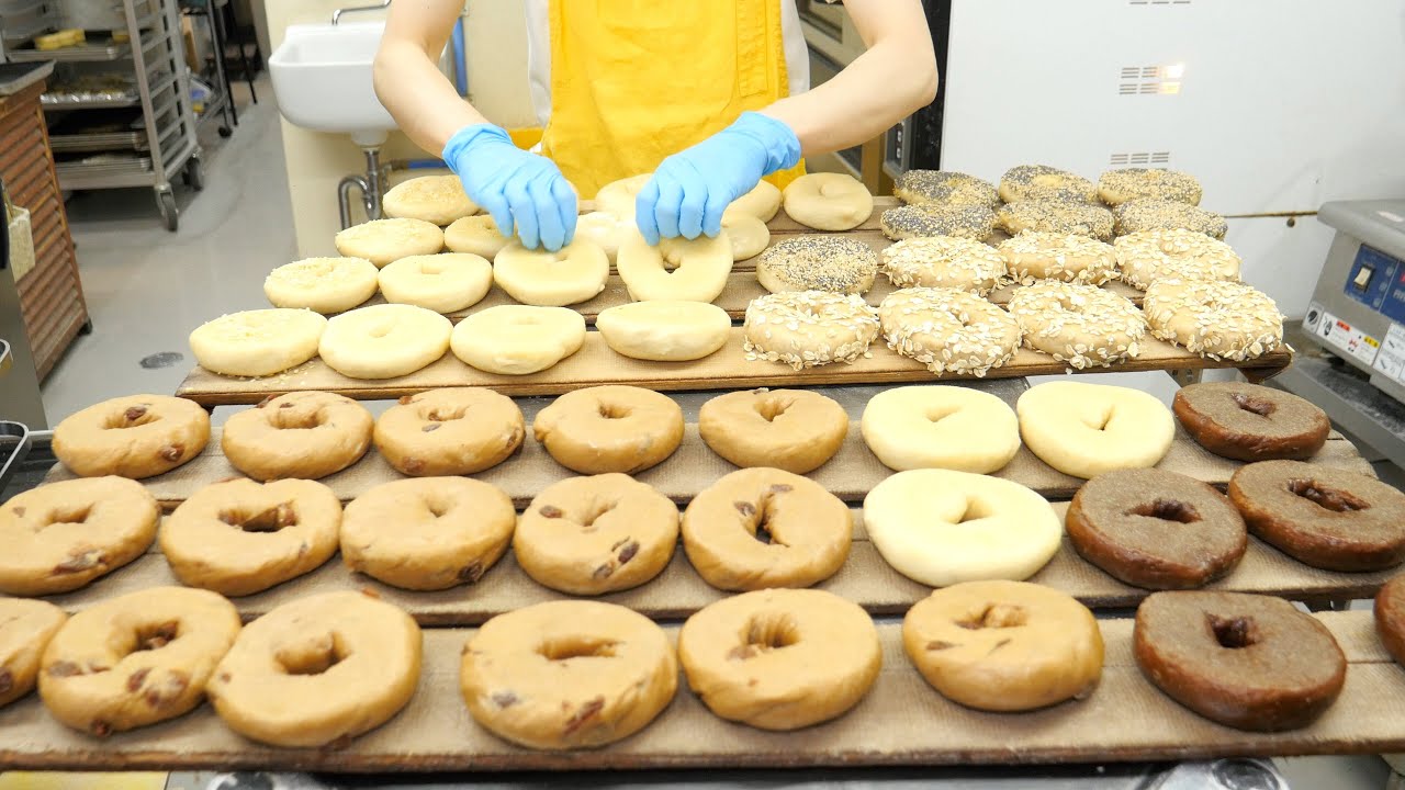 ベーグル専門店の朝に密着。もっちり食感のニューヨークベーグル・ベーグルサンドの作り方
