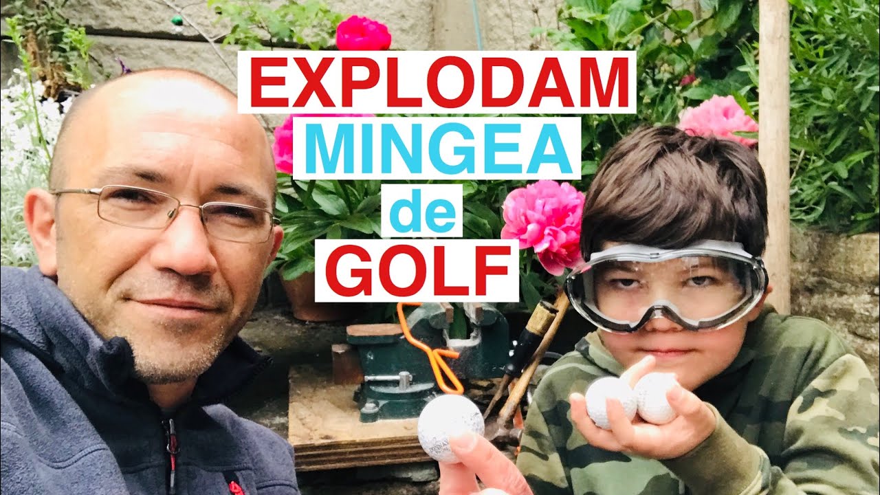 Inside the Golf Ball 🏌️&zwj;♂️ Ce este in Mingea de Golf ??? Facem Mamaliga In Pauza, Izolati in Anglia