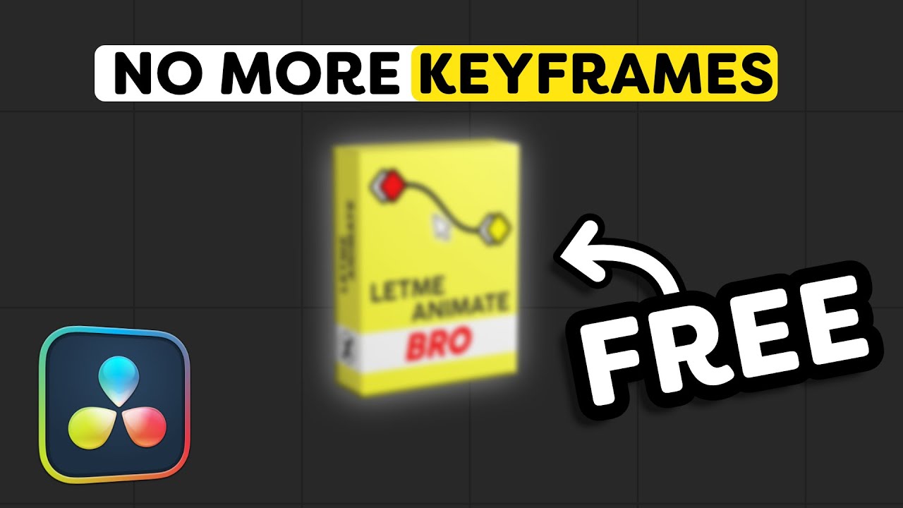 FREE Animation Tool for Davinci Resolve! LetMeAnimate Plugin