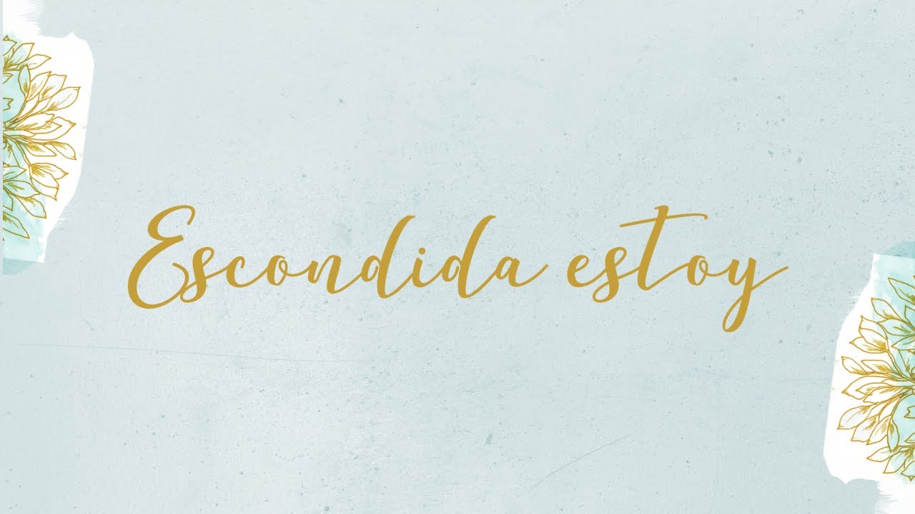 Escondida Estoy - En Honor a &Eacute;l (feat. Sandra Galmes) - Video Lyric Oficial (Video con Letra)