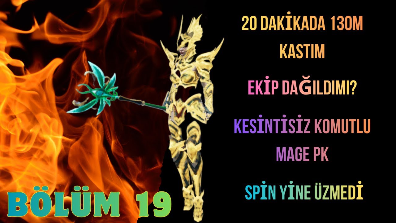 Rise Online MS Bölüm#19 20 Dakikada 130m Farm -Clanı Bozduk Şimdi Ne Yapıcaz ?  - Komutlu Mage PK