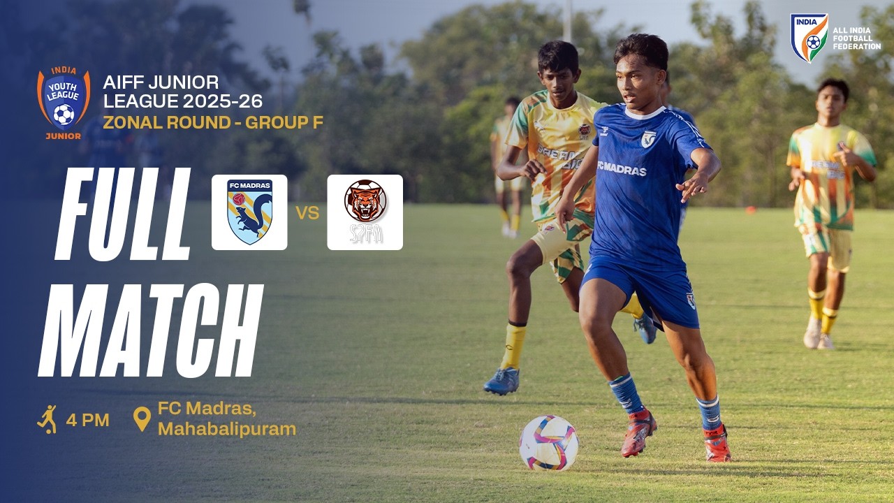 🔴 LIVE | FC Madras vs SP Football Academy | AIFF Junior League 2025–26 | 5 Feb 2026