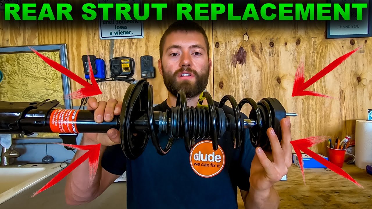 How To Replace Rear Struts || Toyota Camry