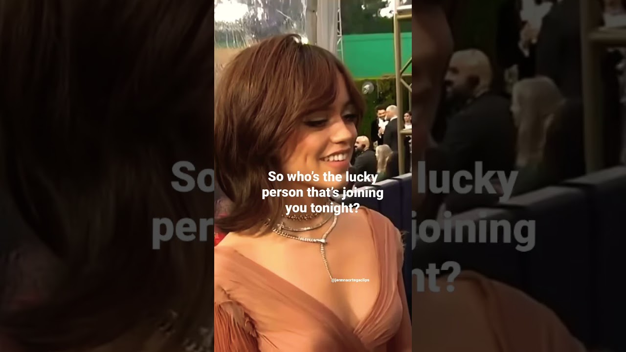 Did Jenna Ortega just reveal she&rsquo;s dating Percy Hynes White?! 🤨😱 #jennaortega #wednesday #shorts