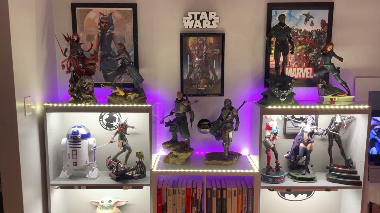 Statue collection room display options