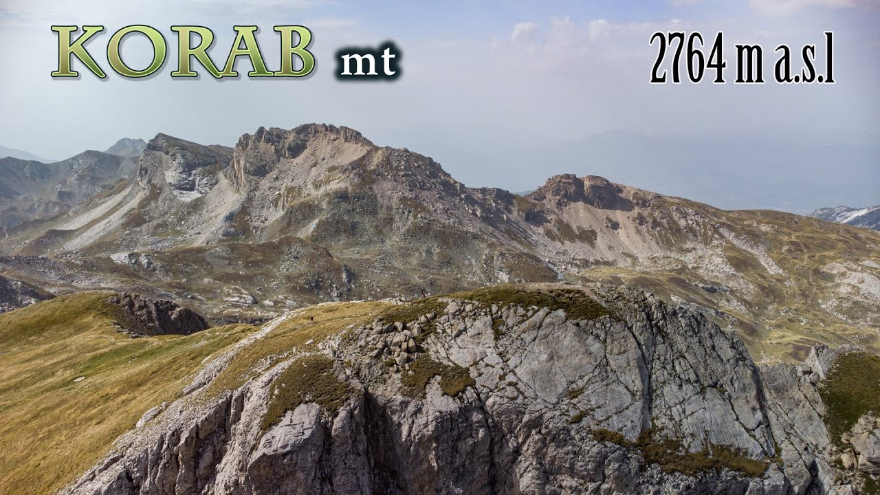 Korab mt 2764 m Highest peak in North Macedonia & Albania