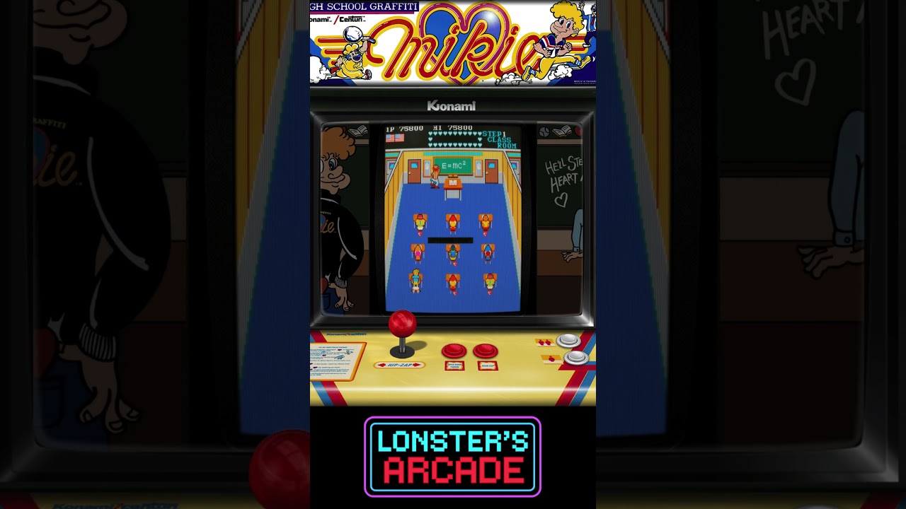 Mikie Broke My Brain in 30 Seconds #arcadeclassic #retrogaming #mikie