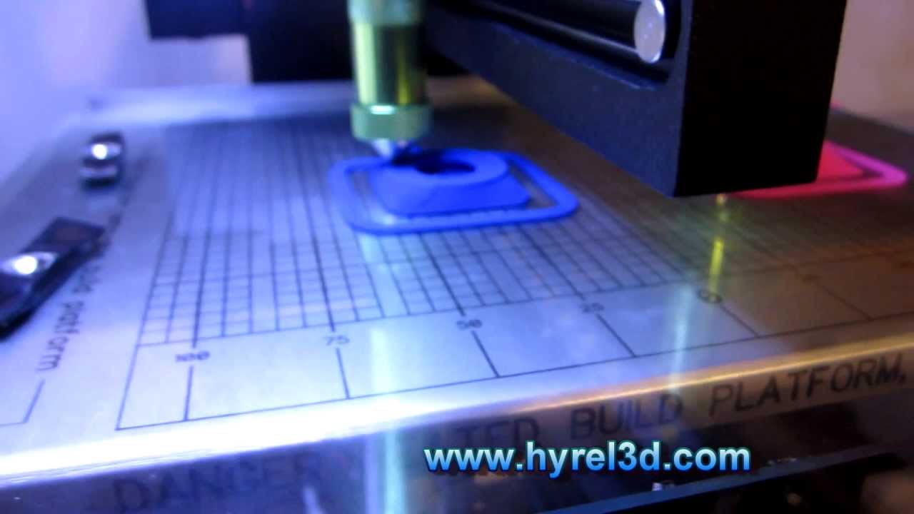 HYREL 3D - Simultaneous 3D Printing (multiple parts)