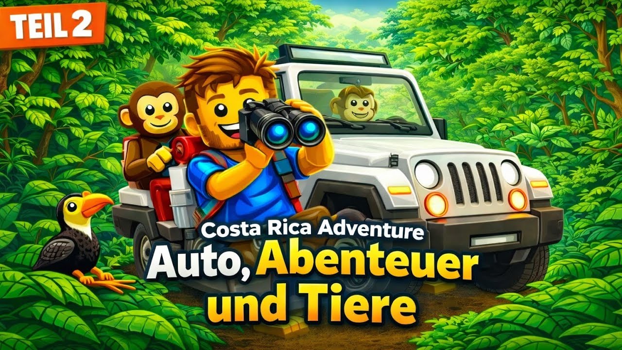 Costa Rica Roadtrip 🇨🇷 Auto, Abenteuer & wilde Tiere | Reise-Vlog Teil 2