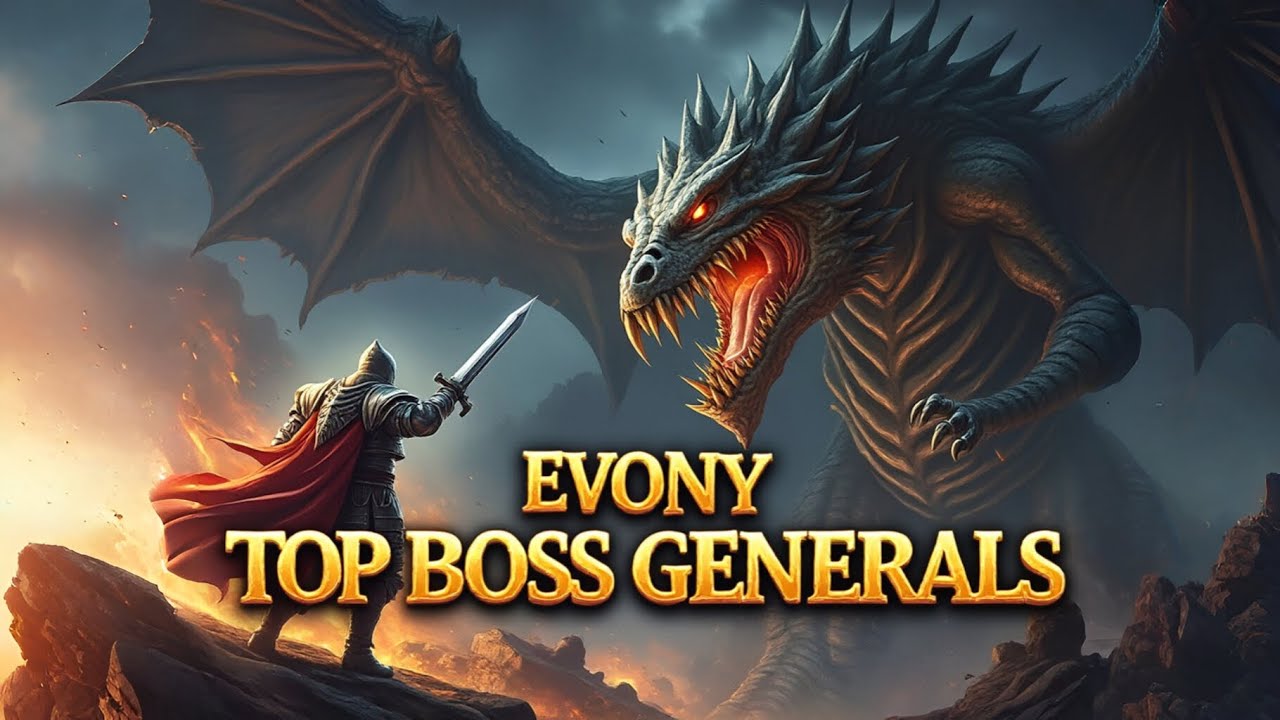 Evony The King's Return - TOP Boss Generals
