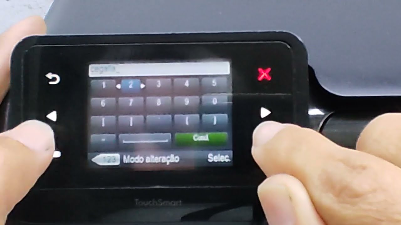 Como fazer a instalação da impressora HP Photosmart D110 no wi-fi e configuração do IP.