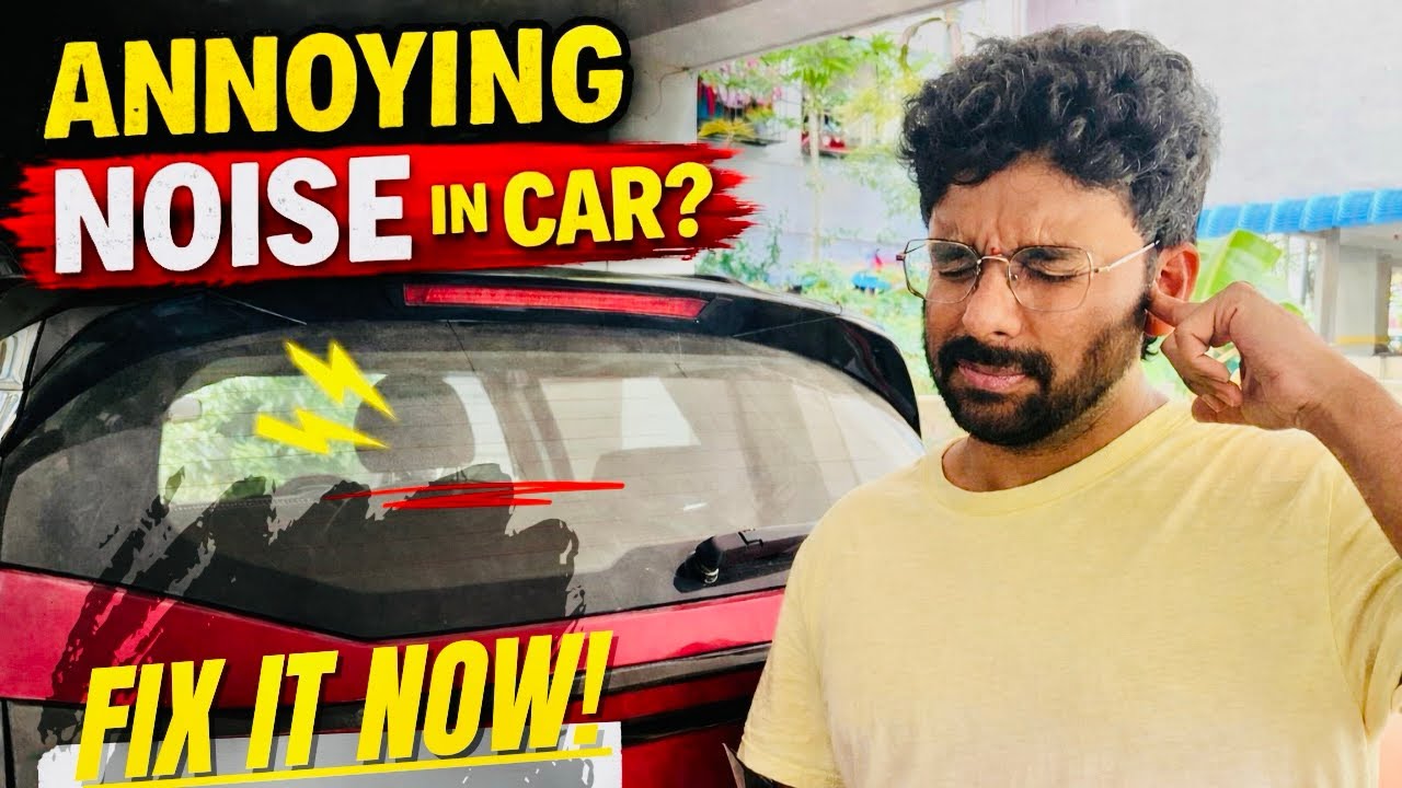 New Car making noise? Easy fix | Annoying car noise from back | squeaking noise from car 