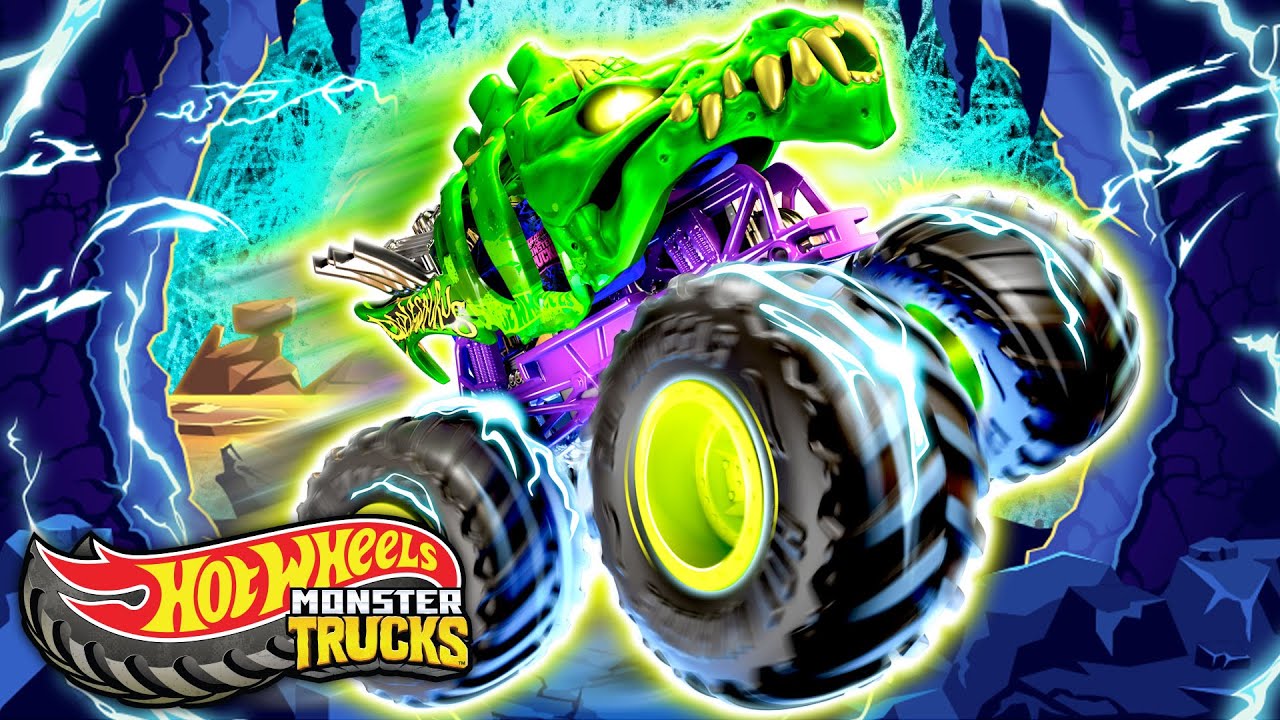 Hot Wheels Monster Trucks | Legendäre Skelesaurus-Geschichten!