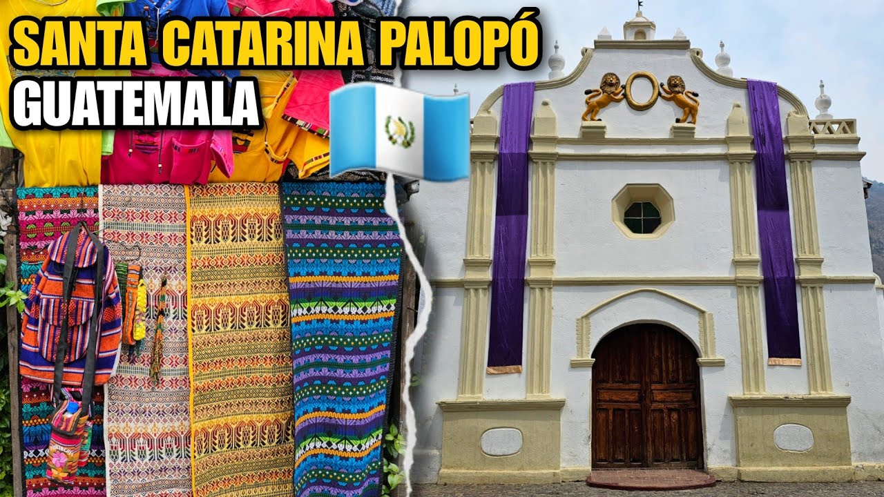 SANTA CATARINA PALOPÓ un pueblo encantador a la orilla del Lago ATITLÁN, GUATEMALA 🇬🇹