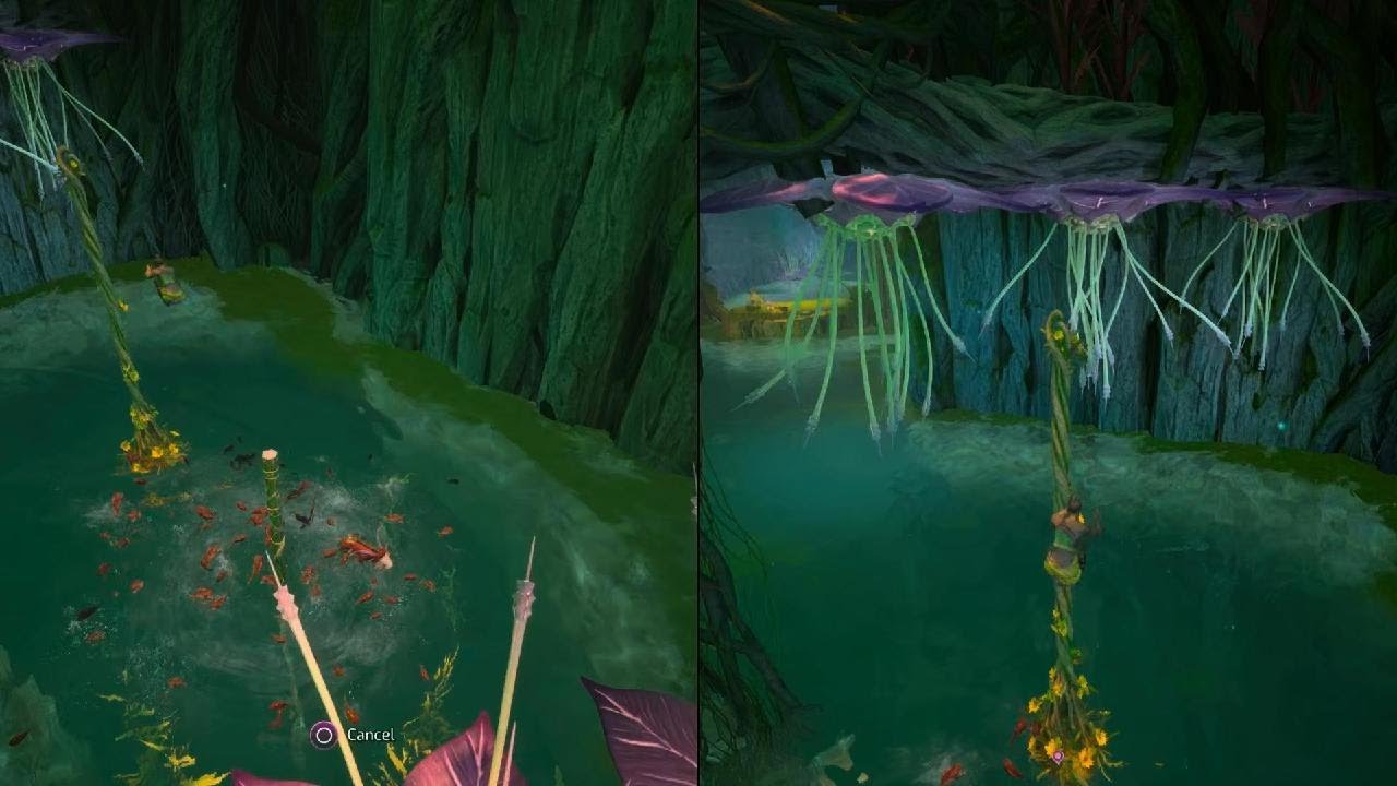 Split Fiction Sinking Pole Challenge