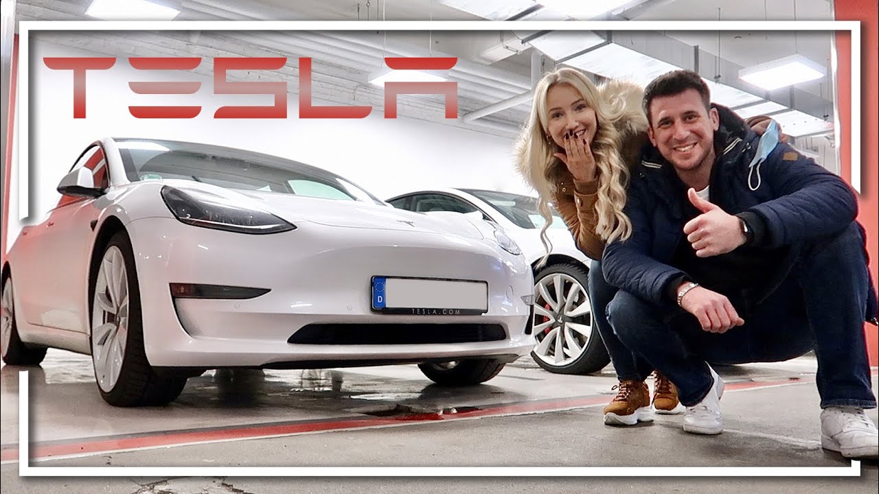 NEUES AUTO? Wir fahren zum 1. Mal einen TESLA! VLOG