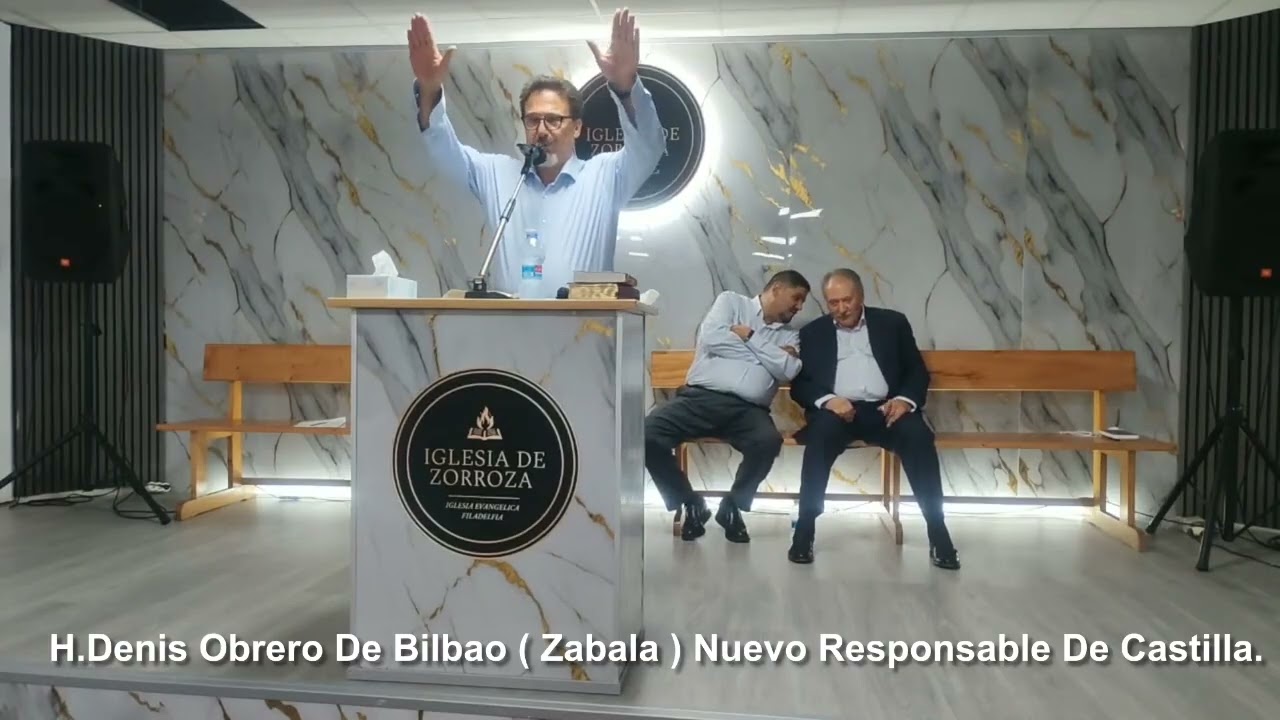 H.Julio Y H.Denis Obreros De Bilbao ( Zabala ) Visitan La Iglesia En Zorroza ( Bilbao )