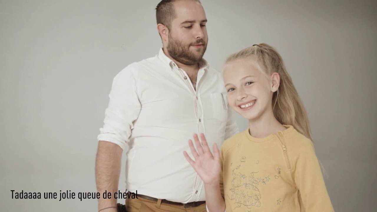 3 coiffures faciles &agrave; faire pour l'&eacute;cole - Tuto coiffure sp&eacute;cial papa