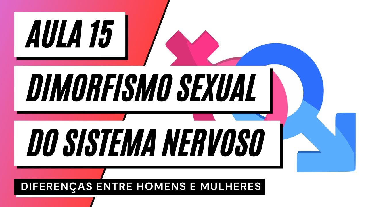 Videoaula 15 Dimorfismo sexual do sistema nervoso - DIFERENÇAS ENTRE HOMENS E MULHERES
