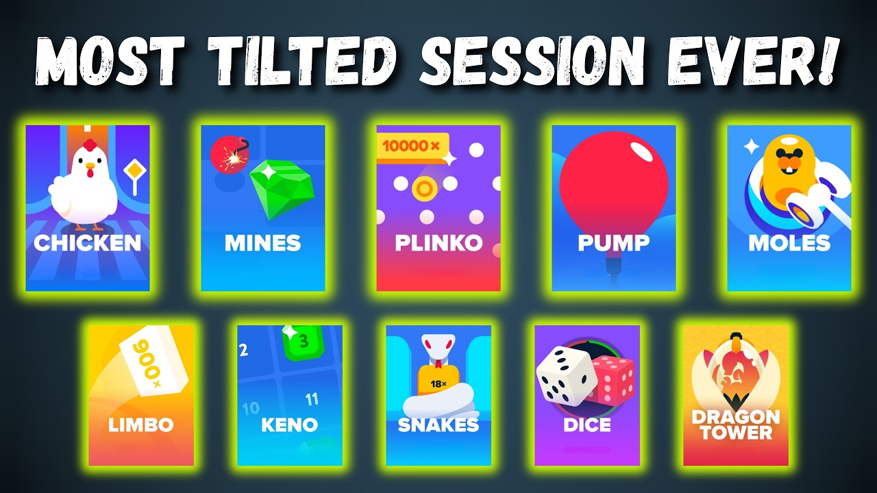 Most TILTED session ever on Stake Originals!