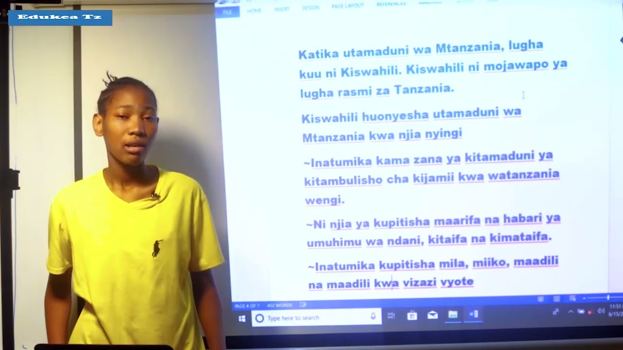 URAIA NA MAADILI DARASA LA V UTAMADUNI