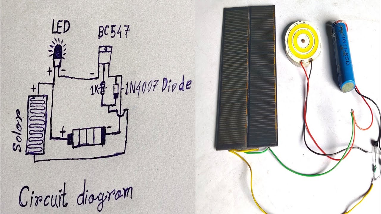 🌞 Day & Night Auto Light System | Solar Powered LED Circuit DIY