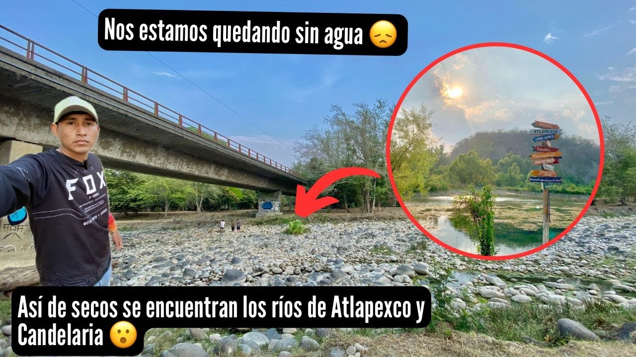 Por primera ves en la Historia Huejutla Hidalgo se queda son agua// Sequia Extrema