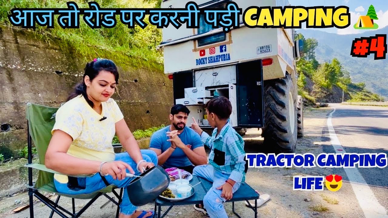 चारधाम यात्रा फैमिली के साथ वो भी ट्रैक्टर से | FIRST TIME IN INDIA | TRACTOR CARAVAN 